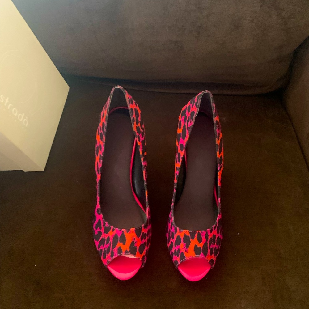 Pink Leopard Heels